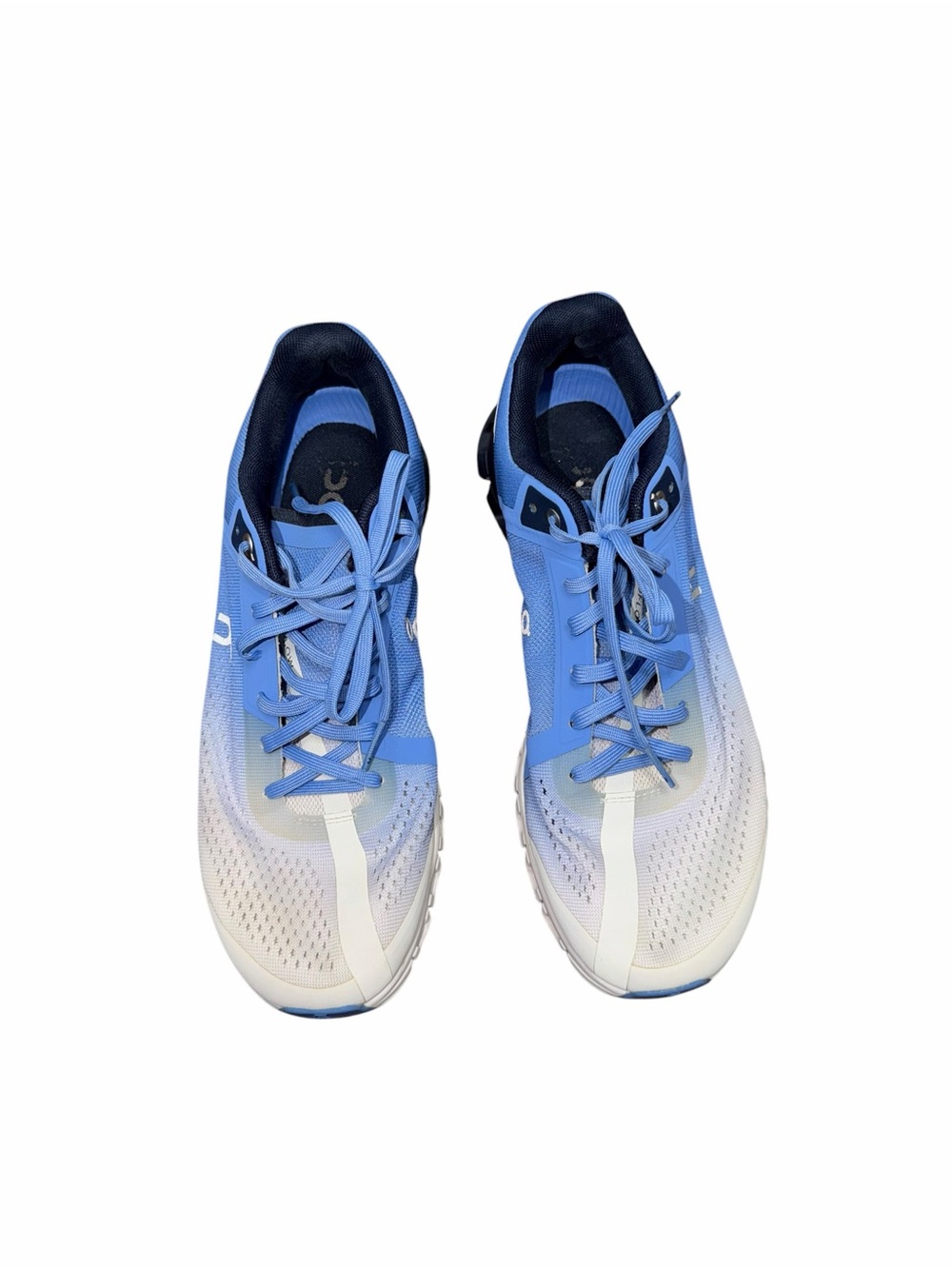 On Cloudflow Women’s Size 9 Blue White CloudTec Running Shoes Swiss Engineering